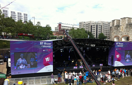 Newstar P12 Stage led screens for events Outdoor , 6000cd/㎡