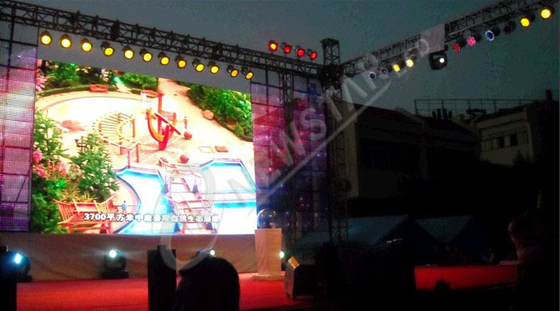 SMD 3535 Outdoor P15.625 Przezroczysty ekran LED / Wynajem wyświetlacza LED na koncert i pokaz